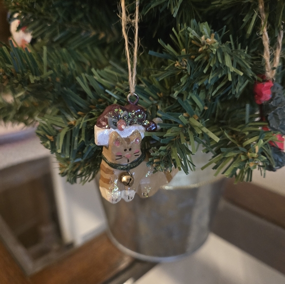 Like new table top fully decorated mini Christmas tree. - Picture 10 of 15